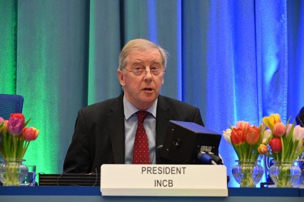 The International Narcotics Control Board holds postponed 128th session, renews President's mandate and elects new Bureau Members