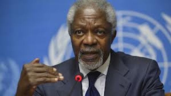 Kofi Annan lance une commission pour combattre le trafic de drogues en Afrique de l'Ouest