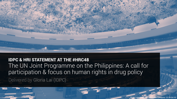 Déclaration sur la situation des droits humains aux Philippines - 48ème session du Conseil des droits de l'homme