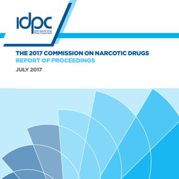 Informe sobre el periodo de sesiones de la Comisión de Estupefacientes 2017