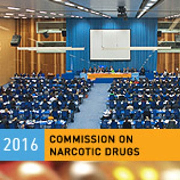 Reprise de la de la 59ème session de la CND et débat spécial sur l’UNGASS de 2016