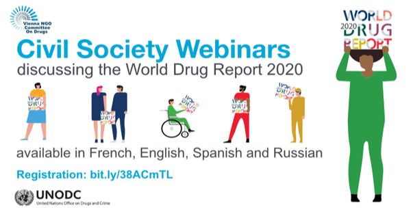 Webinario para la sociedad civil para discutir el Informe Mundial sobre las Drogas 2020