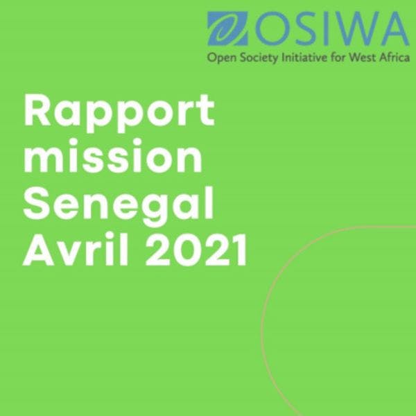 Politiques des drogues, réduction des risques et « empowerment » communautaire au Sénégal : Rapport de mission 