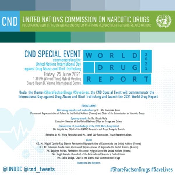 Special commemorative event of the 64th session of the Commission on Narcotic Drugs - World Drug Day