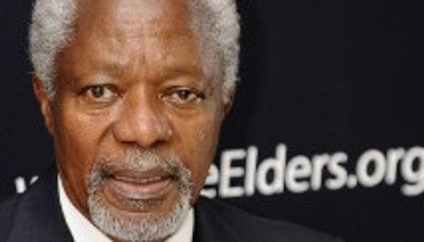 Kofi Annan: Stop the "war on drugs"